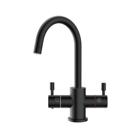 black side kitchen water tap