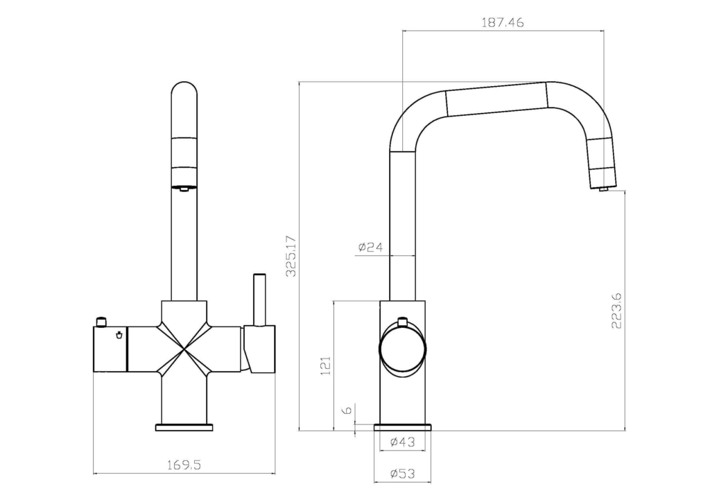 separater Wasserkanal