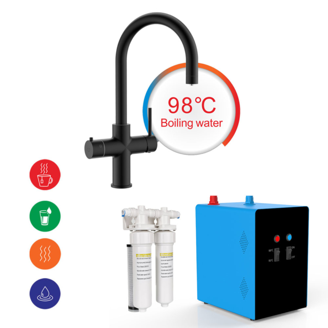 unità sottolavello 1500W istantanea filtrata e acqua bollente