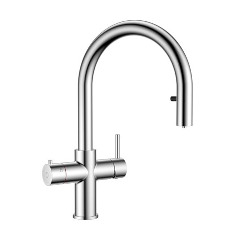 3in1 pull out chrome faucet