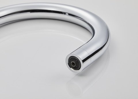 C-shape smart kitchen faucet