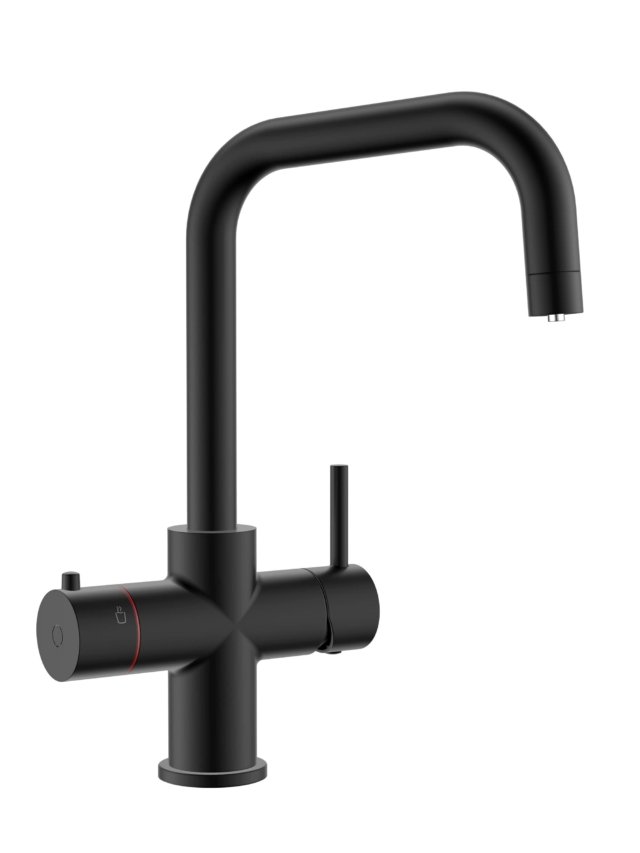 U-shape black DIY installation water tap