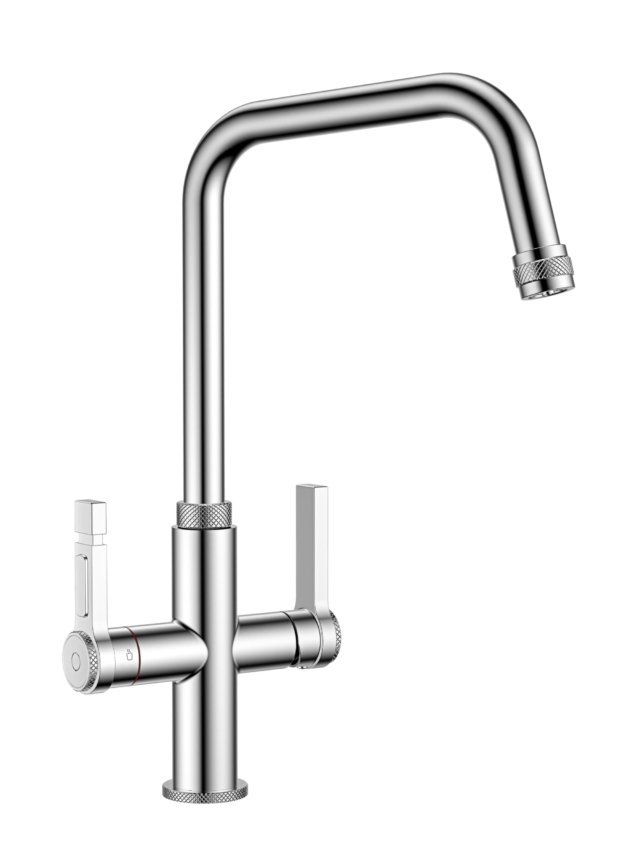 dual handle hot water tap