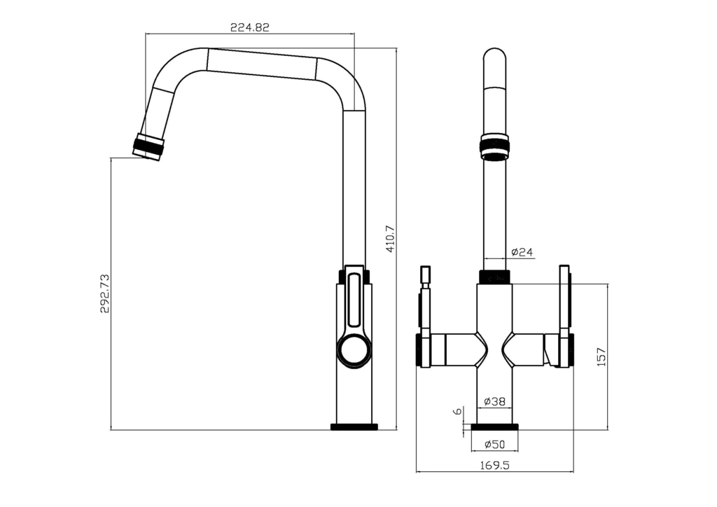 separater Wasserkanal