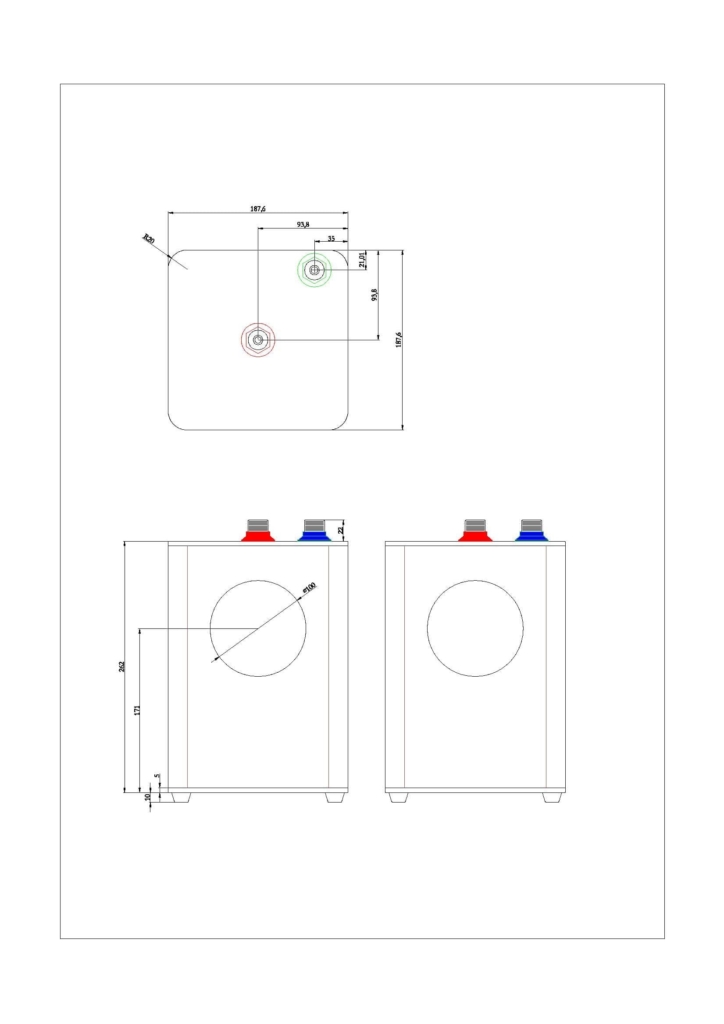 separater Wasserkanal