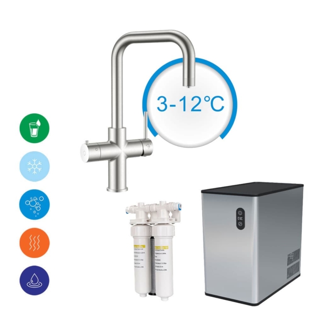 Undersink UV-gesteriliseerde vonkende watereenheid