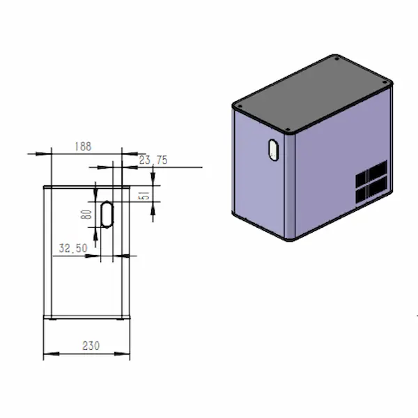 separater Wasserkanal