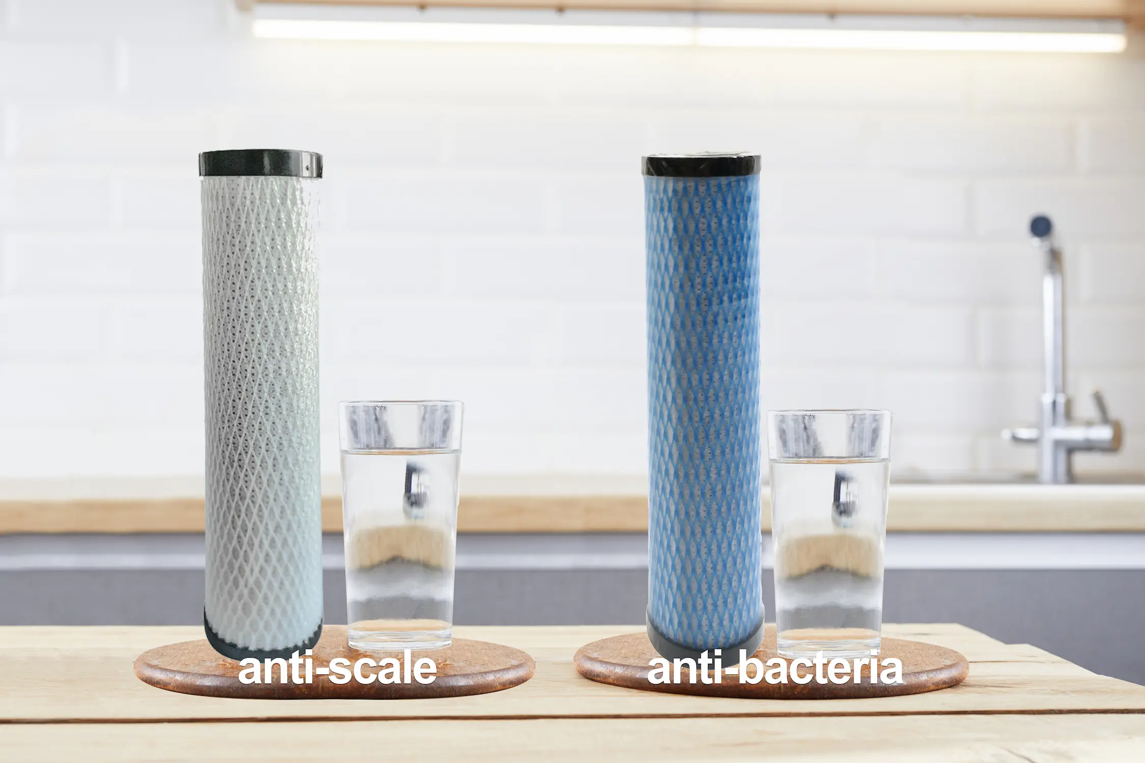 anti-scale and anti-bacteria filter