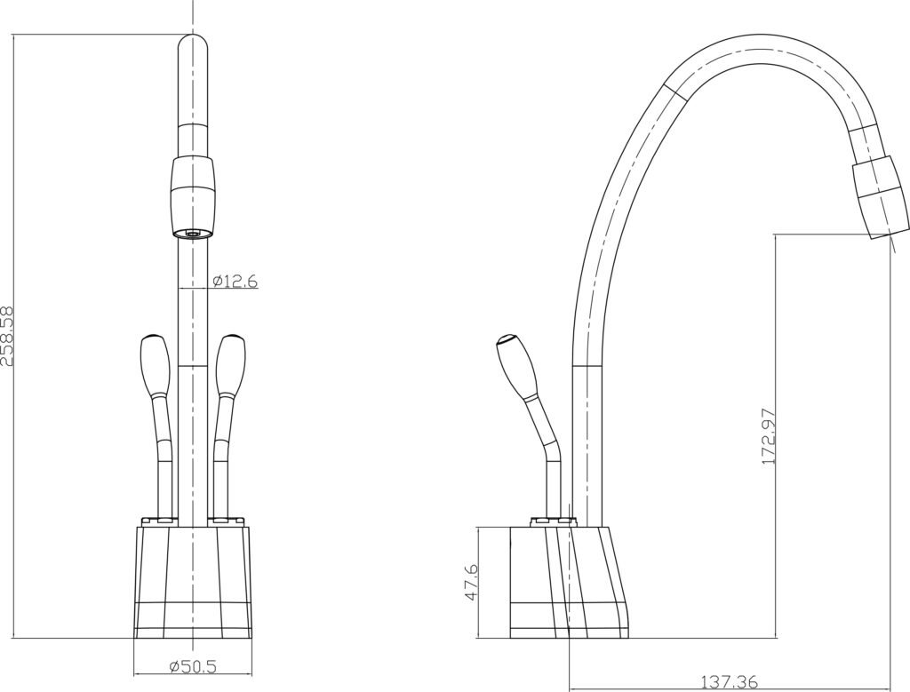 separater Wasserkanal