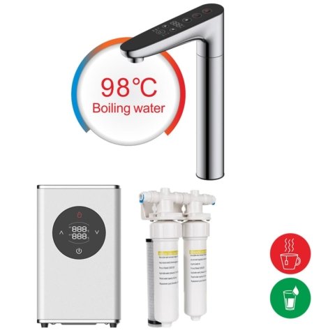 Chauffe-eau intelligent avec robinet de cuisine